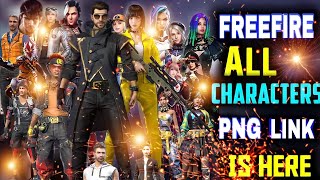 FREE FIRE CHARACTER ll PNG images ll free download link in discription ll MR Edits