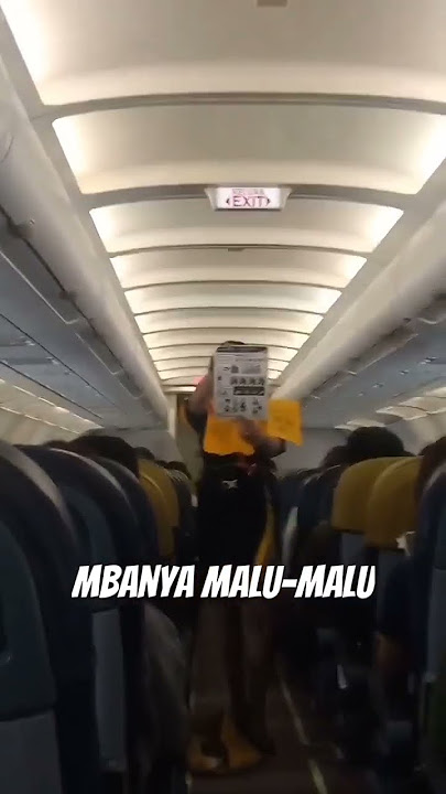 Pramugari malu-malu