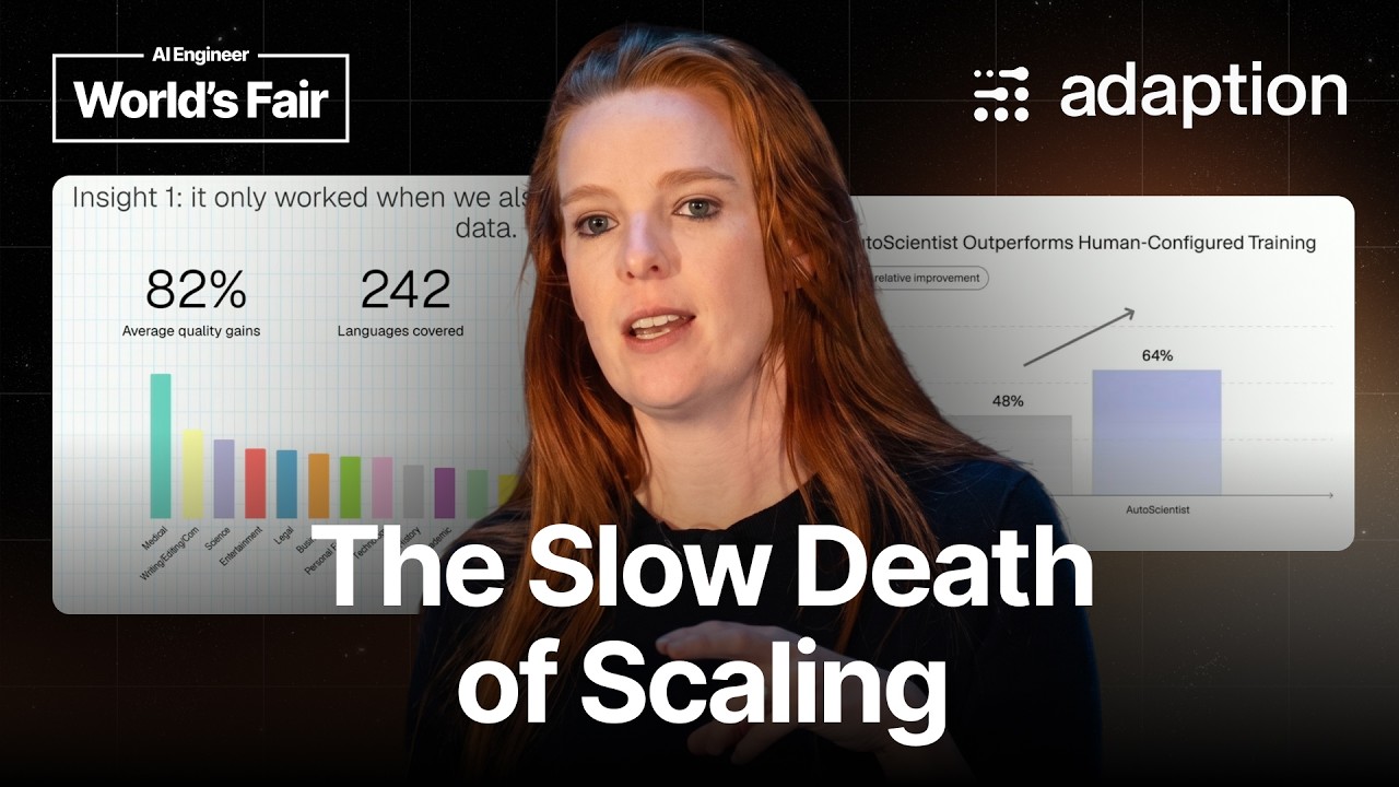 Adaption Labs: Gradient-Free Continual Learning — Sara Hooker, Adaption thumbnail