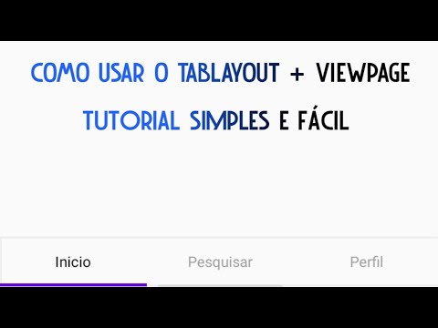 Como usar o TabLayout + ViewPage pelo sketchware em 2023 - YouTube