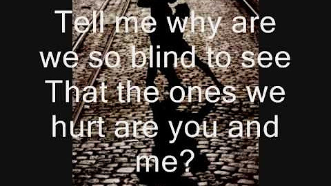 Blind see. Tell me why are we so blind. Tell me why logo. Tell me why are we so blind. Tell me why are we so blind.