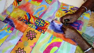Black Heritage Through Visual Rhythms/Ohio History Center,  JAMES BROWN JR   SILK  PAINTING1