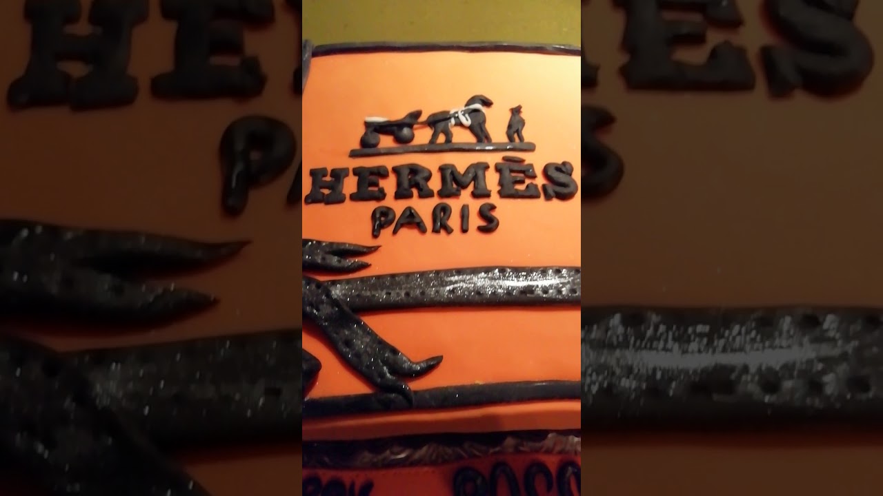 Wow Look At This Hermes Paris Inspired Cake Wow Idee De Gateau De Sac De Luxe Youtube