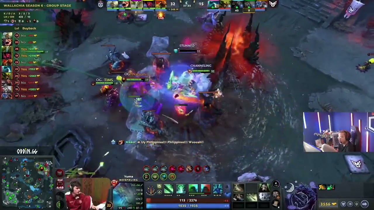 N0tail и Ceeb реагируют на слова Sunsfans о том, что «OG — самый большой сюрприз» турнира 😂