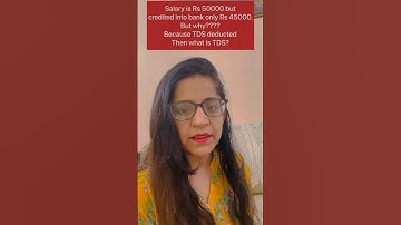 TDS deducted on Salary|| TDS|| Income tax|| #viral #shorts #viralshorts #ytshorts #youtube ||