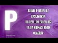 Numerolojiye Göre "P" Harfinin Anlamı | @yasamyolusayisi