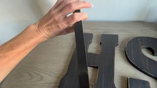 Honest Review of Big Letter Wall Art Multiple Letters