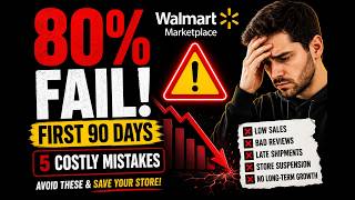 Walmart Marketplace এ নতুন? প্রথম 90 দিনে এই 5 টি ভুল করলে Account Risk! Bangla