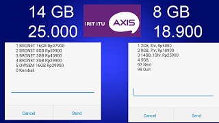 KODE DIAL PAKET DATA MURAH AXIS