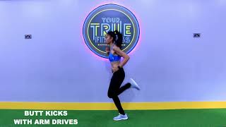 Butt Kicks With Arm Drives
