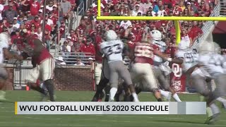 WVU football unveils 2020 schedule