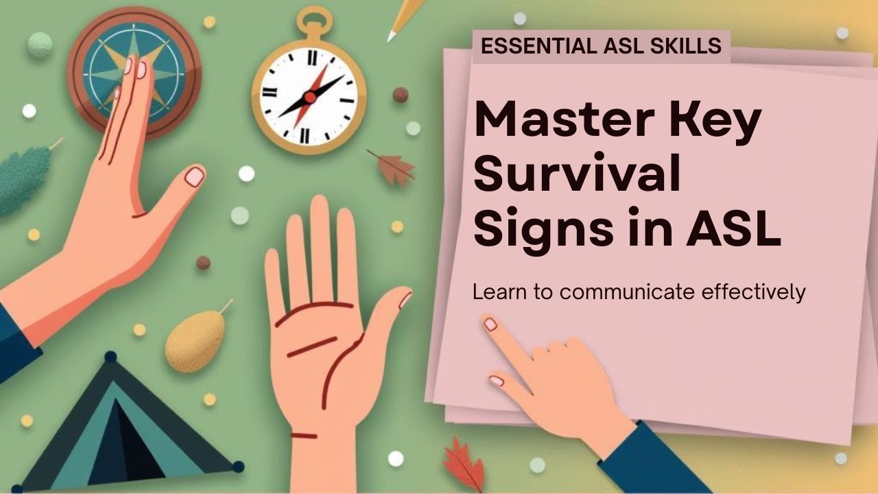 Learn ASL Survival Signs Fast! - YouTube