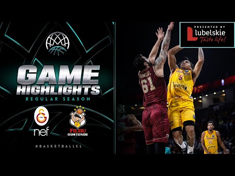 Galatasaray NEF v Filou Oostende | Week 8 | Highlights - Basketball Champions League 2022/23