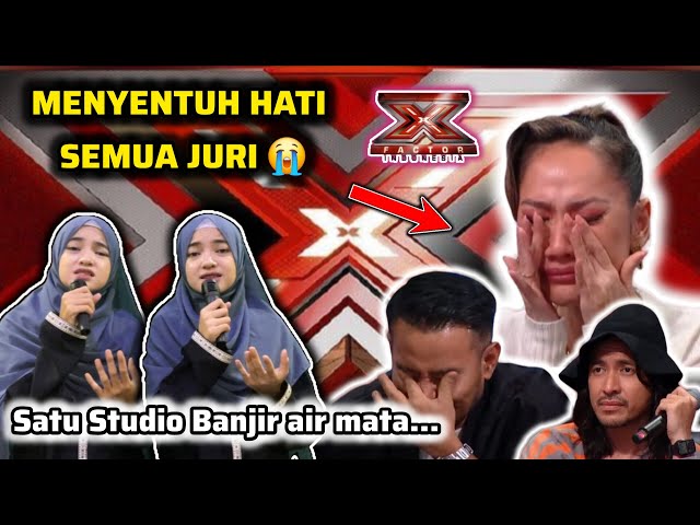Suara si kembar ini membuat semua juri menangis 😭 bawakan KISAH SANG ROSUL di X Factor Indonesia class=
