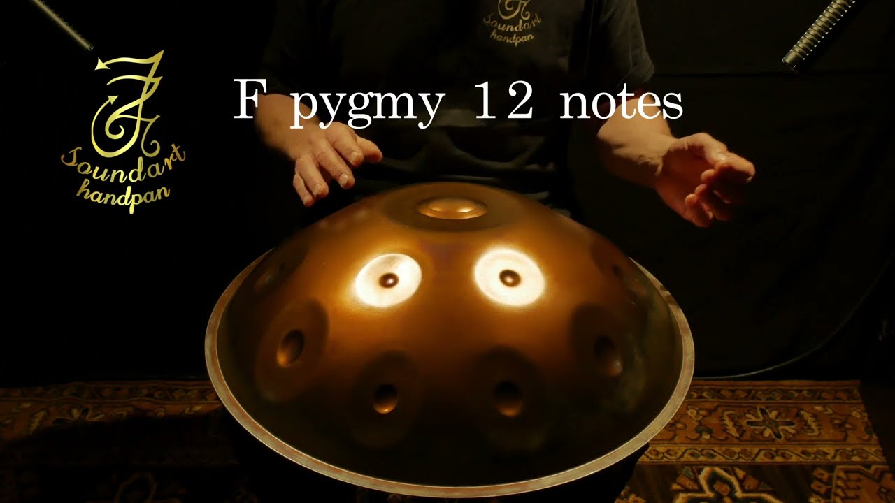#102 F pygmy 12 notes handpan