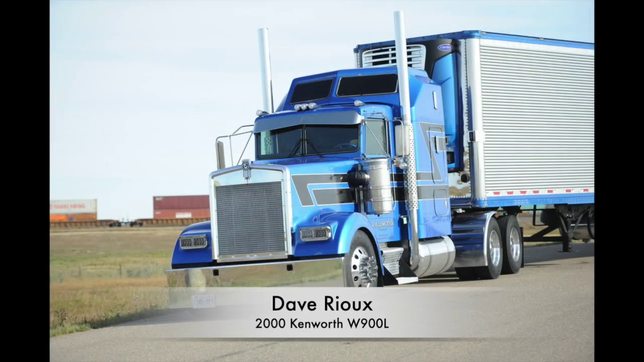 Dave Rioux Wowtrucks: Dave Rioux: 2000 Kenworth W900L - YouTube