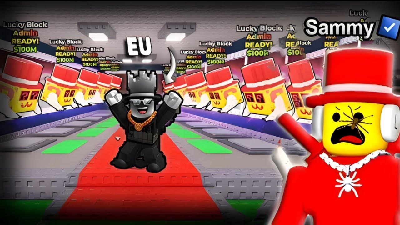 CURSA de LUCKY BLOCK-URI cu SAMMY OWNERUL!