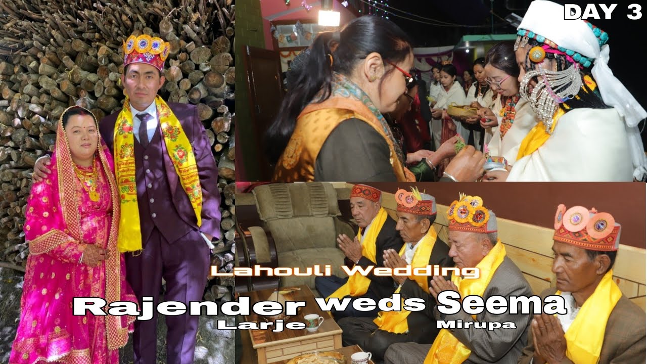 Lahouli wedding || Rajender Larje weds Seema Mirupa || 