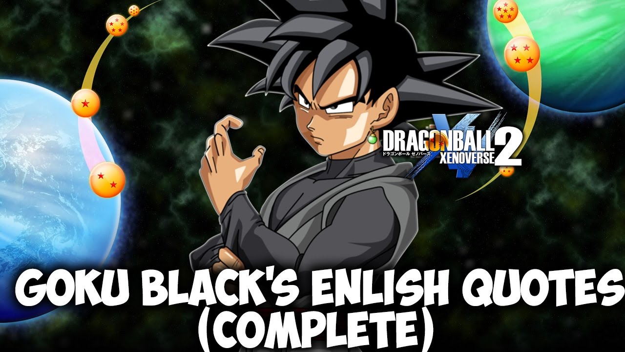 Goku Black, Black Goku, Sean Schemmel, Dub, Dragon Ball Super, Xenoverse, X...