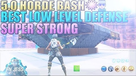 Fortnite 5.0 ~ BEST LOW LVL CHALLENGE THE HORDE BUILD | SAVE THE WORLD