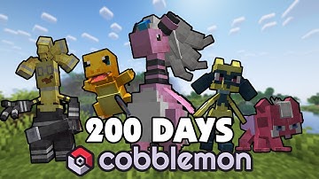 I Spent 200 Days in the NEW Cobblemon 1.6 UPDATE With ONLY Shiny Pokemon!