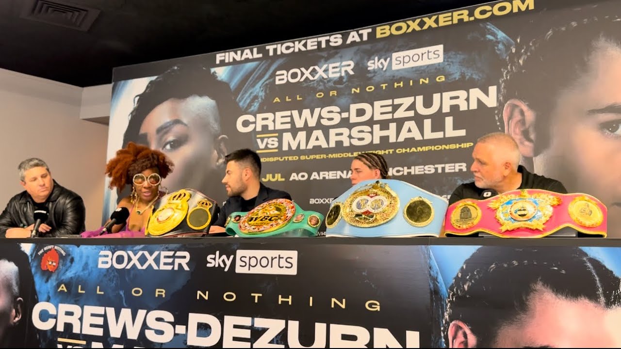 FULL PRESS CONFERENCE - SAVANNAH MARSHALL, FRANCHON CREWS-DEZURN, GATECRASHED BY CLARESSA SHIELDS 🐐