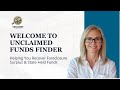 Welcome to Unclaimed Funds Finder | How to Recover Money After Foreclosure