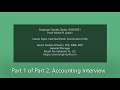 Certified Public Accounting Career Topic - Employer Speaks Discussion, Part 1 of 2, 09/20/2021