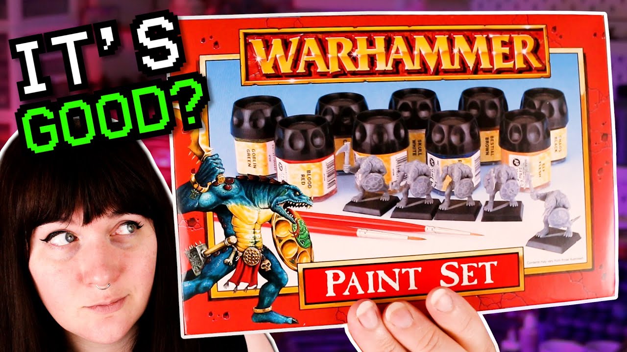 Retro Review: The Best Games Workshop Paint Set (1998) 