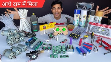 अब Online ख़रीदों आधे दाम में DC Motor, Electronic Components, DIY Projects kit, Lithium Battery