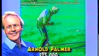 Golf - 1987 - Skins Game - Bob Goalby Interviews Arnold Palmer After Winning 25K Skin On 8th Hole