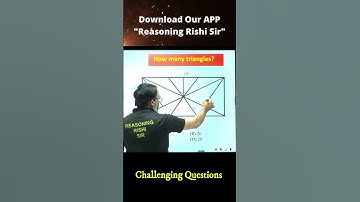 ❓ Only 1% Can Count Correctly | Triangle Puzzle Challenge || Q.18 #rishisir