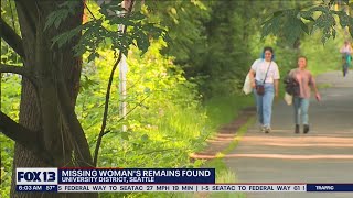 Missing woman's remains found in Seattle