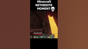 MINECRAFT NETHERITE MOMENT 💀💀💀#funny #minecraft #minecraftshorts #minecraftmemes