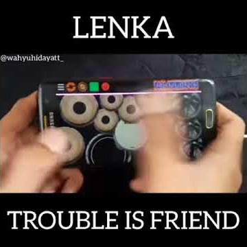 LENKA - TROUBLE IS FRIEND (Real Kendang) Cover