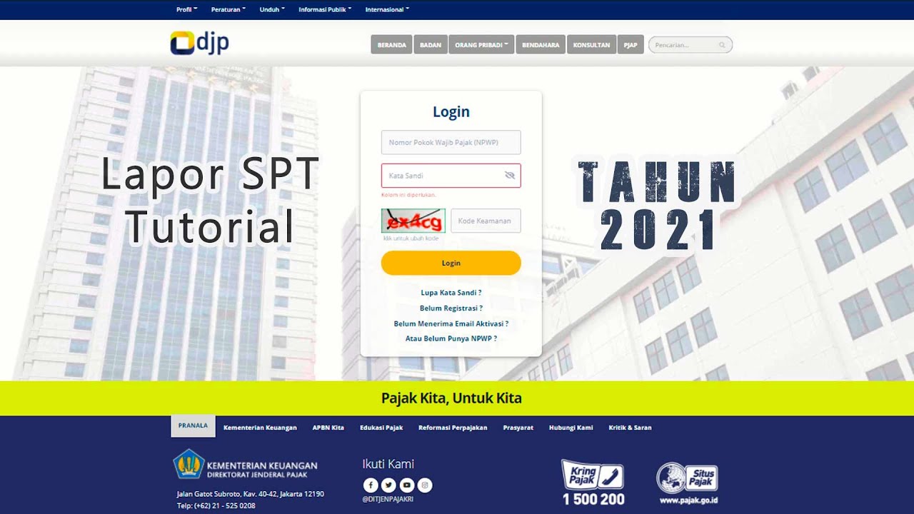 Tutorial Cara Lapor SPT Online 1770 S / e-Filing 2022 