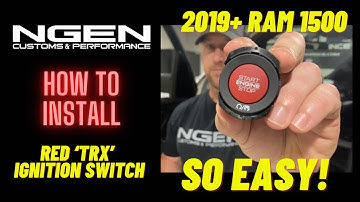 TRX Red Ignition Switch Install on a 5th Gen Ram 1500 - HOW TO!
