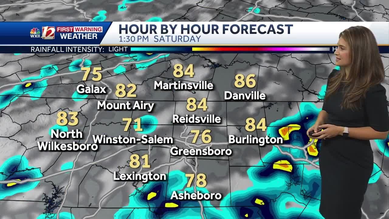 WATCH: Showers and Storms Stick Around Through Weekend - YouTube