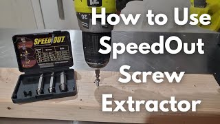 How to Use SpeedOut Screw Extractor - Success AND Fail! screenshot 3