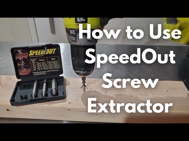 How to Use SpeedOut Screw Extractor - Success AND Fail!