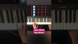 John Maus - Hey Moon Piano Tutorial  #piano #cover