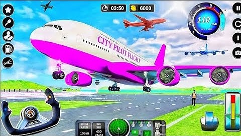 Real Flight Airplane City Pilot Simulator - Plane Boeing Emergency Landing - Android Gameplay