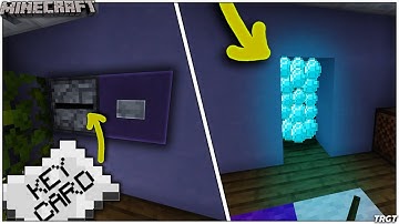 ✔ Minecraft: Secret Hidden Room (KEYCARD access ONLY!)