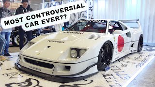 Liberty Walk Ferrari F40 Unveiled At Tokyo Auto Salon! Full LBWK Walkthrough