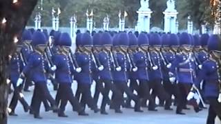 Bangkok Royal Thai King's Guard in an amazing and wonderful military parade