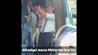 Muharrem İnce'nin seçim otobüsünü durdurdu Resimi