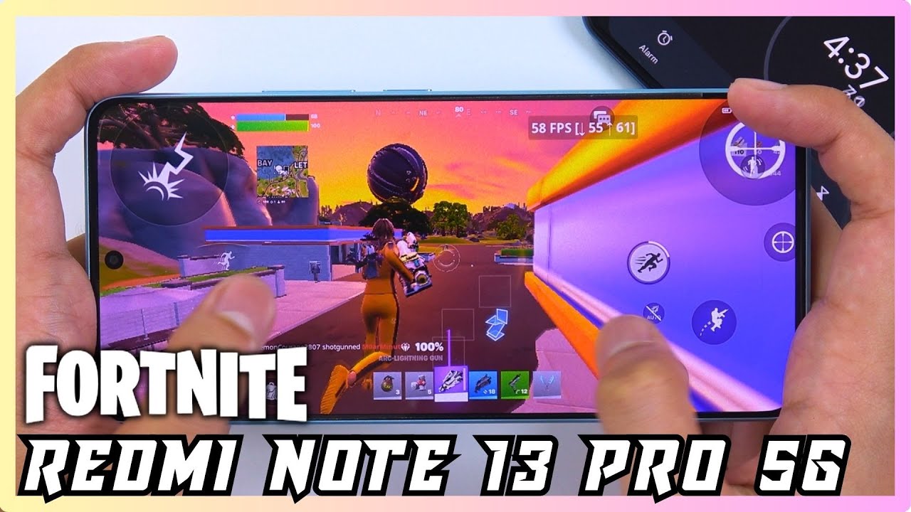 REDMI NOTE 13 PRO 5G Fortnite Gaming Test | Snapdragon 7s Gen 2 | 120Hz AMOLED
