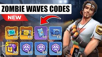 ZOMBIE WAVES BUNDLE CODE 2025 - ZOMBIE WAVES PROMO CODES - ZOMBIE WAVES GAMEPLAY