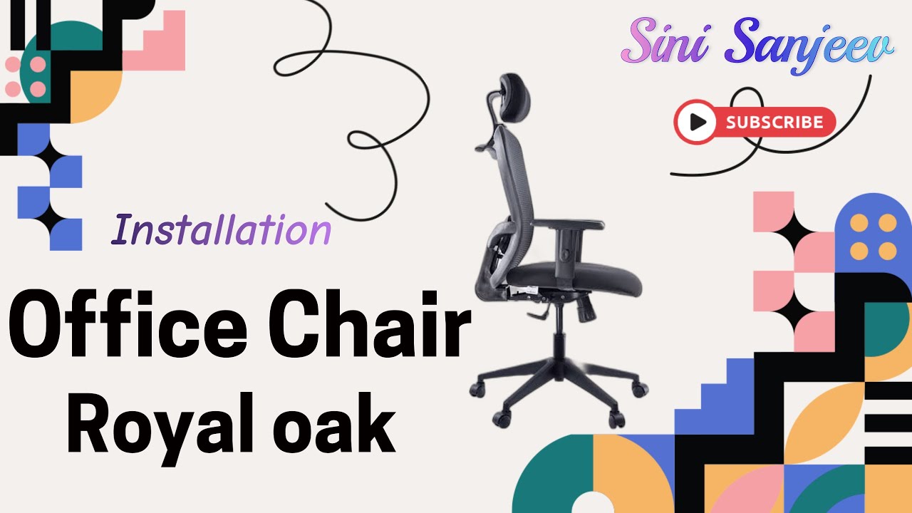 Office chair from Royal Oak and Set Up YouTube