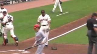 Adam Dunn/ Eliezer Alfonzo collision